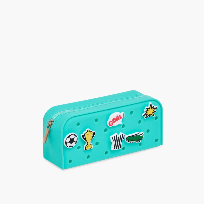 لايف ستايل Football-Themed Silicone Pencil Pouch for Kids